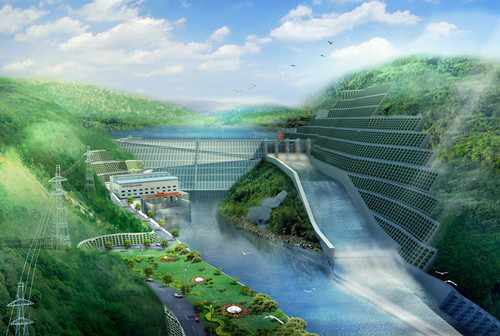 屏边老挝南塔河1号水电站项目